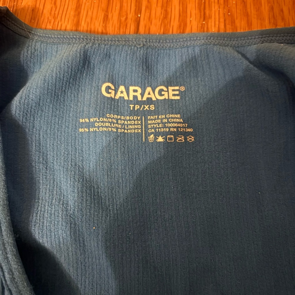 Garage Teal Sleeveless top